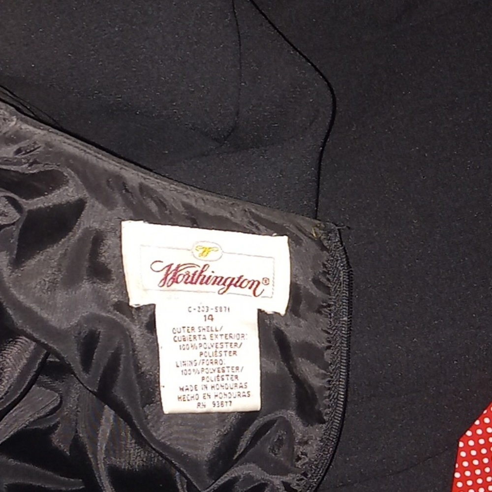 Worthington sheath black dress 14 - Picture 3 of 9
